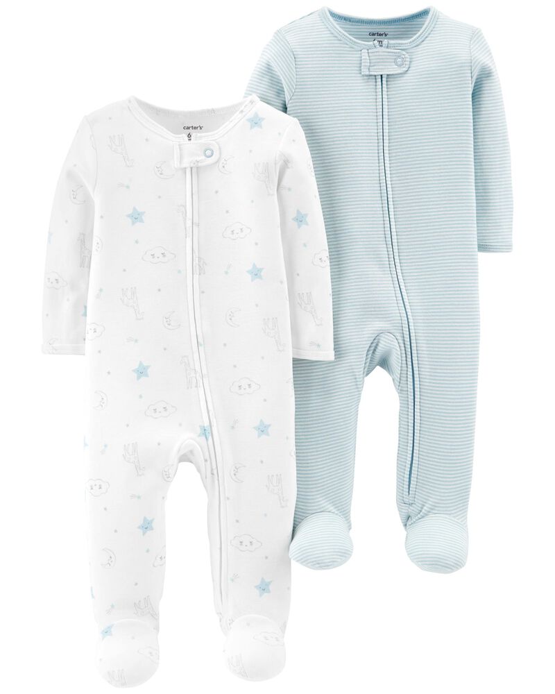 9 Months, Hero Transportation Carters Baby Boys Cotton Zip-Up Sleep N Play